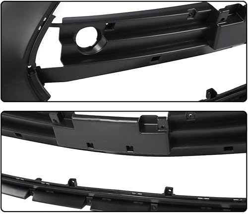 Miniatura 6 de CHEDA Cubierta de parachoques delantero compatible con Hyundai Veloster 2013 2014 2015 2016 2017 negro