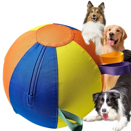 Harding Ball für große Hunde, großes schwimmendes Wasserspielzeug für Haustiere, wird mit einer Aufblaspumpe geliefert | Interaktives Hundespielzeug, Ball- Hundespielzeug, dessen Hauptzweck darin beste