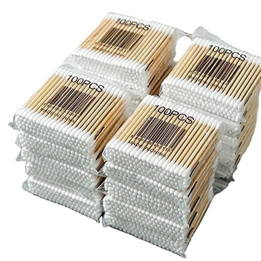 Buy SMART VILLA TRADERS Ear Cleaning Buds Wooden 100 Pure Cotton Buds