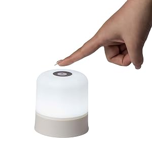 Touch-Sensitive Night Light 360 Uniform Illumination - 16 Colors Optional Touch-Control Color Changing Bedside Lamp USB-Powered LED Table