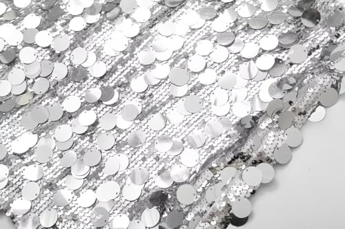 RanRui Sequin Mini Skirt for Women - High Waist, Satin4