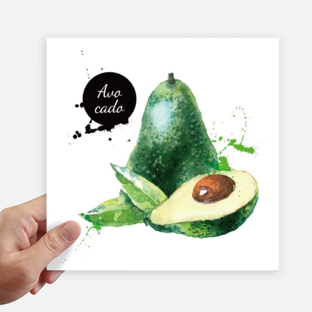 Stickers fruit aquarelle grand format pour masquer les rayures