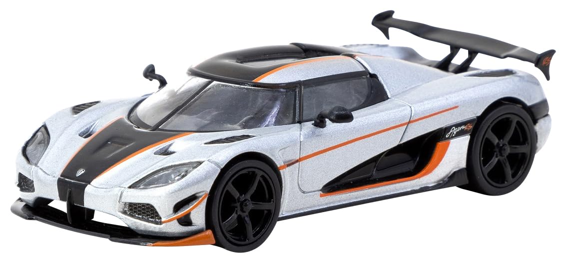 Amazon | TARMACWORKS 1/64 Koenigsegg Agera RS Moon Silver