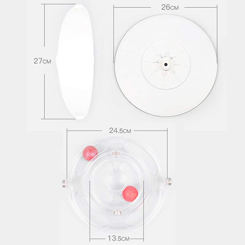 Katzenspielzeug Interactive Cat Ball Spielzeug, 360 ° Raum Spinning Ball Spielzeug Roller Katzenspielzeug, Lustiges Katzenspielzeug Mit Bell Ball Für Katzen Pet Kitten Physical Exercise Chaser
