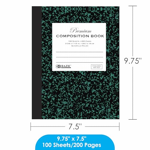 Cahier de composition quadrillé solide pour éviter les pages perdues