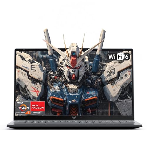 ACEMAGIC Laptop Ryzen 7 5700U 15.6 Inch up to 4.3Ghz Laptops 16GB RAM 512GB SSD Extensions 4TB Tastiera Retroilluminata Laptop WiFi 6,BT5.2,Type C,Metal Body
