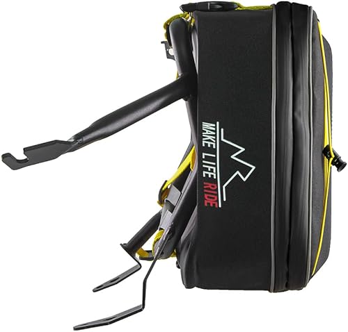 Miniatura 6 de Alforja de motocicleta para BMW, Honda, Yamaha, Kawasaki, Ducati, portaequipajes reflectante, bolsa de equipaje (bolsa derecha, negro)