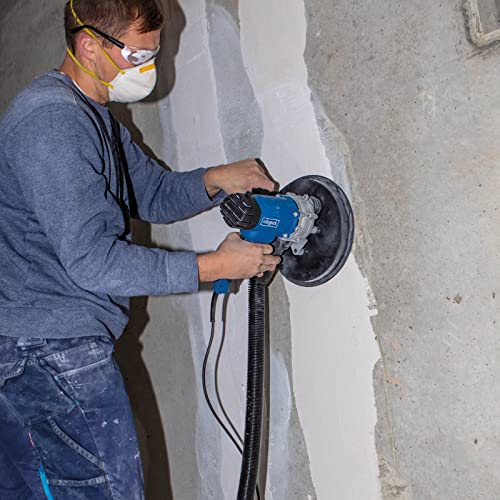 Scheppach Wand- en plafondslijper DS200 (1200 watt, grote slijpschijf Ø- 215 mm, ergonomische constructie, incl. 6… - Afbeelding 5