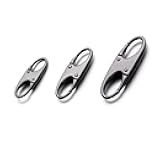 Zpsolution 3 Size Zipper Clip Theft Deterrent - Anti Theft Zipper Clips Keep The Zipper Closed - Zipper Locks for Backpacks, Purses