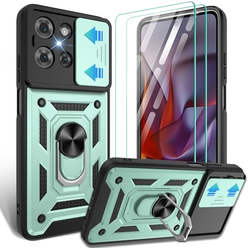 Coque de protection Moto G 5G 2025 haut de gamme vert foncé