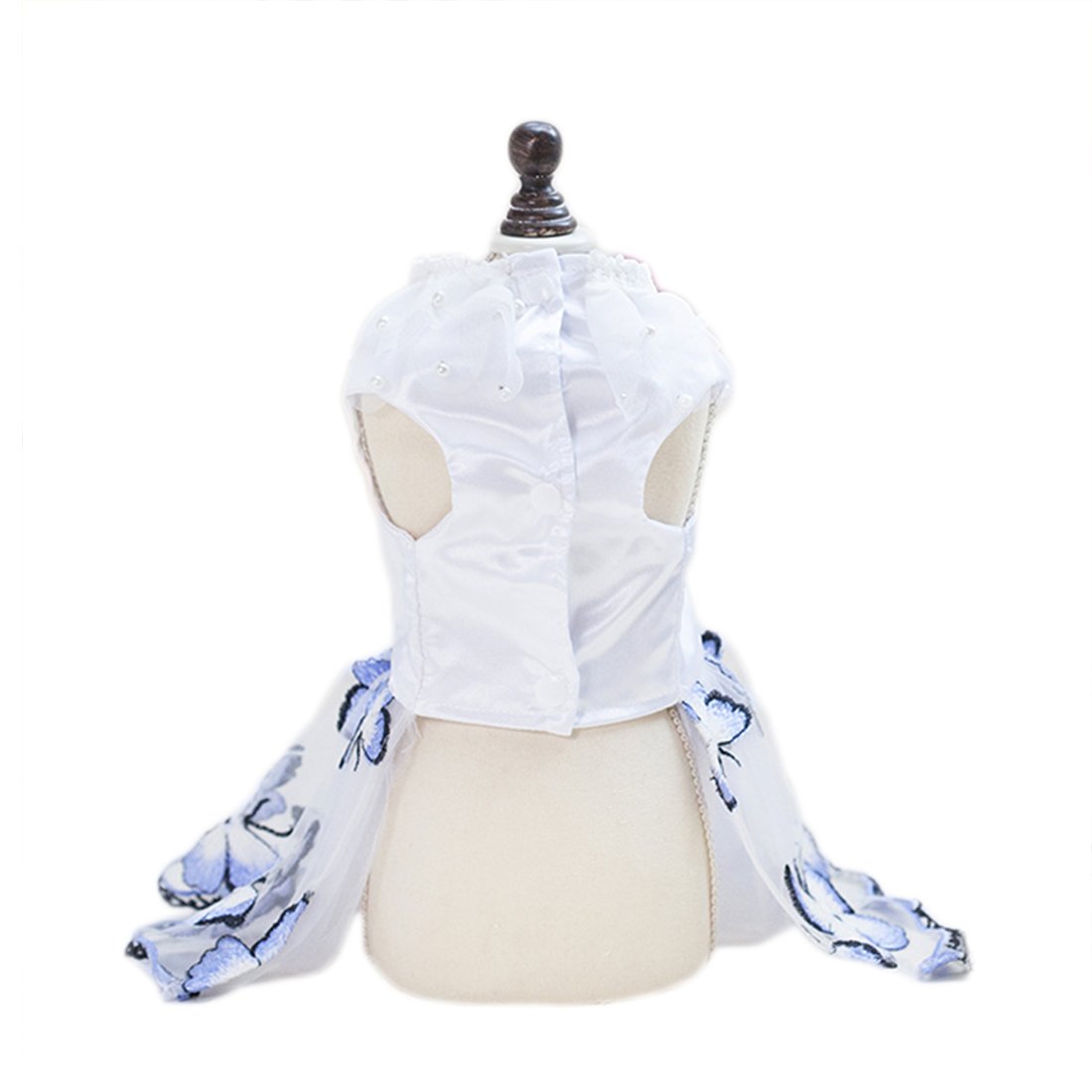 Oster-Hundekleid Für Kleine Hunde – Mit Häschen & Schmetterlingen, Größe S (3-5 Kg)