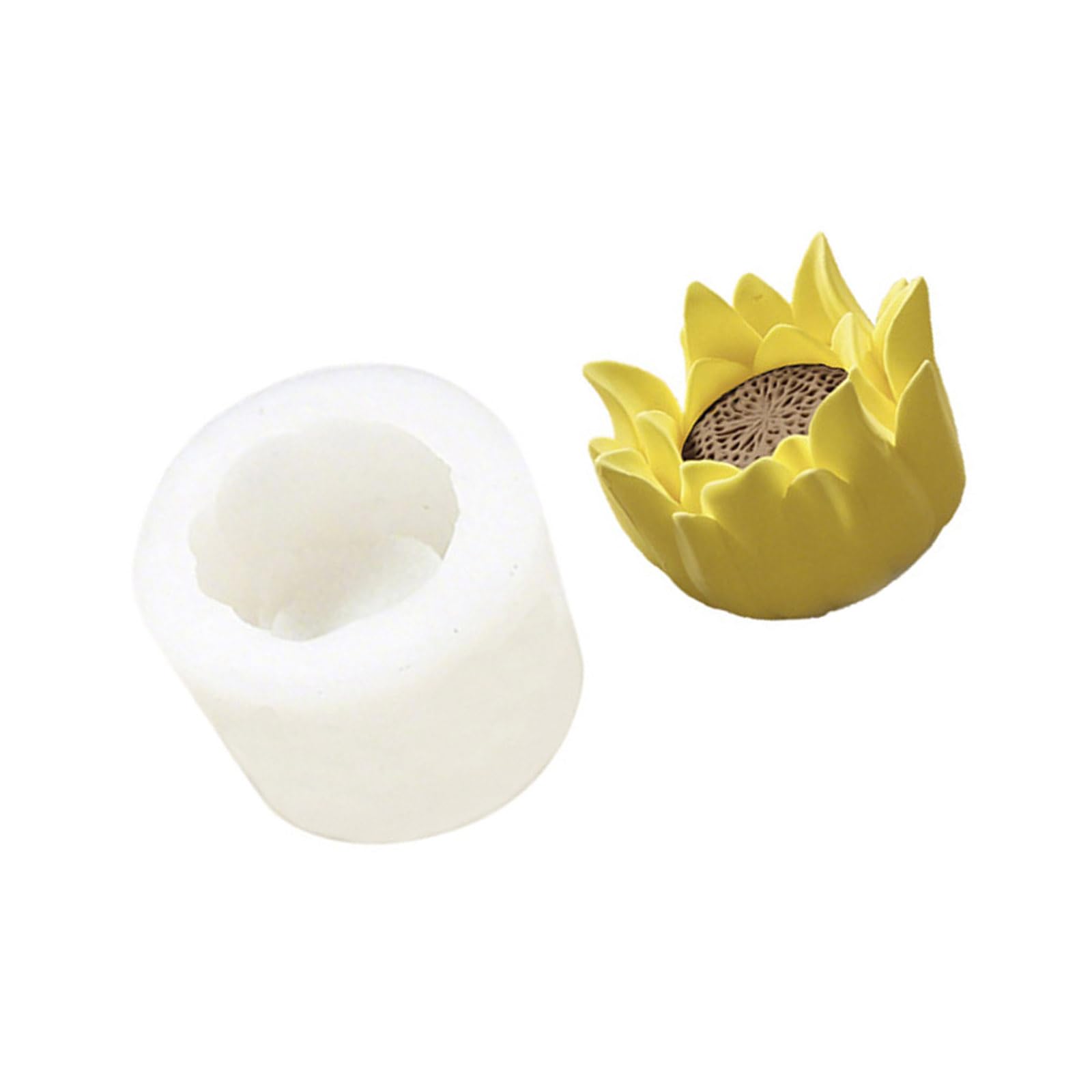 Moule en silicone fleurs pour bougies et chocolat facile à démouler