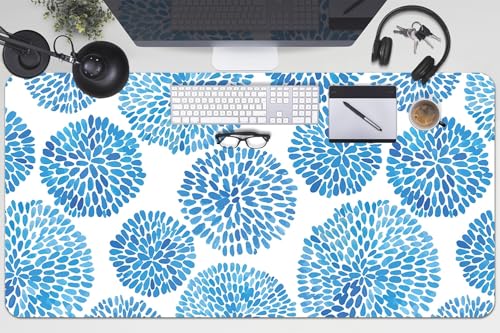 Sous-main de bureau 100x50 cm tapis de protection vinyle PVC facile à nettoyer