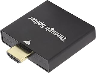 HDMI Splitter 1 in 2 Out, 1x2 HDMI Display Duplicate/Mirror, Powered Splitter Full HD 1080P for Laptop, TV Box, Desktop Host, Video Game Host