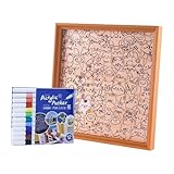 Puzzle De Chat À Colorier Bois avec Marqueurs, Jouets Éducatifs À Colorier...