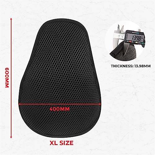 Coussin de siège 3D absorbant les chocs moto housse isolation thermique - 2