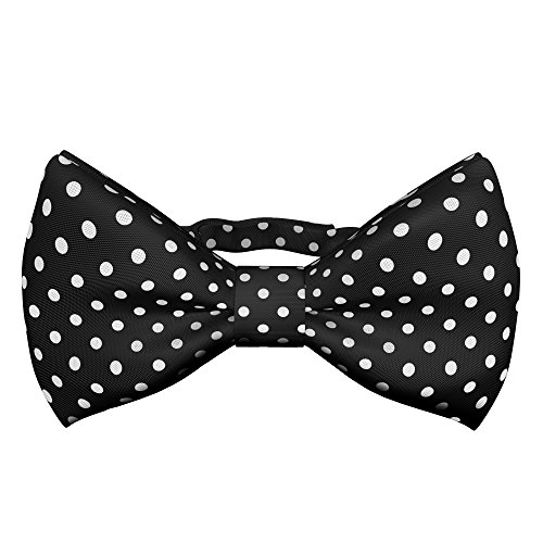 Fly & Dapper Handmade Polka Dot Pre-Tied Bow Tie for Men - Adjustable Bowtie