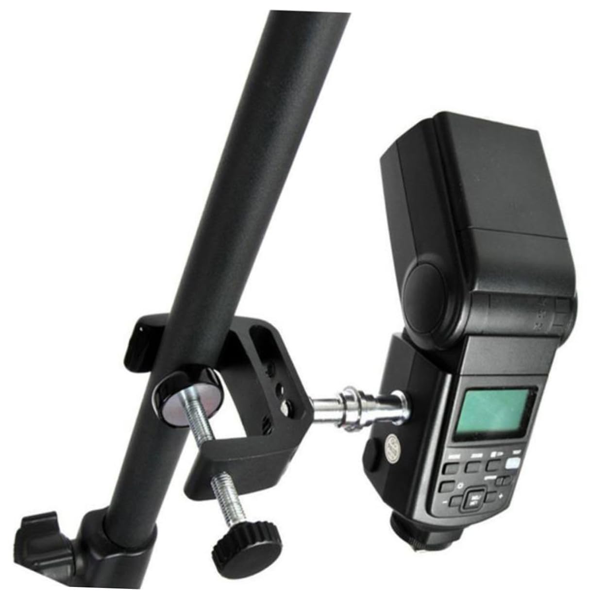 Soporte de Clarinete Práctico de Abs y Metal Soporte de Escritorio Multifuncional para Pulir Corchos Accesorio para Instrumentos Musicales Clip Antideslizante Negro