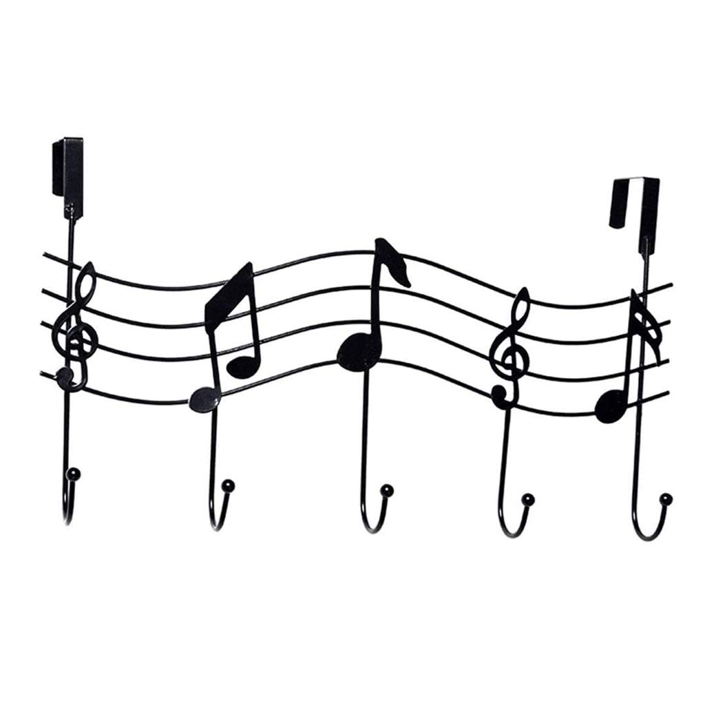 MOBYGKFY Hook Behind Stylish Iron Door, Strong Clothes Hanger Hook, Wall-Mounted Coat Rack Kitchen Rack
