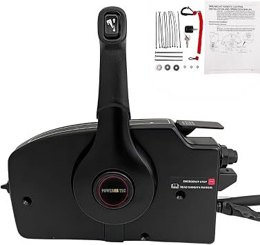 Marine Throttle Control Box 881170A20 for Side mounting of Mercury Outboard 8PIN Pull to Open 20FT