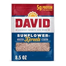 DAVID Sunflower Kernels, Original Flavor, 8.5 oz. Pack of 12