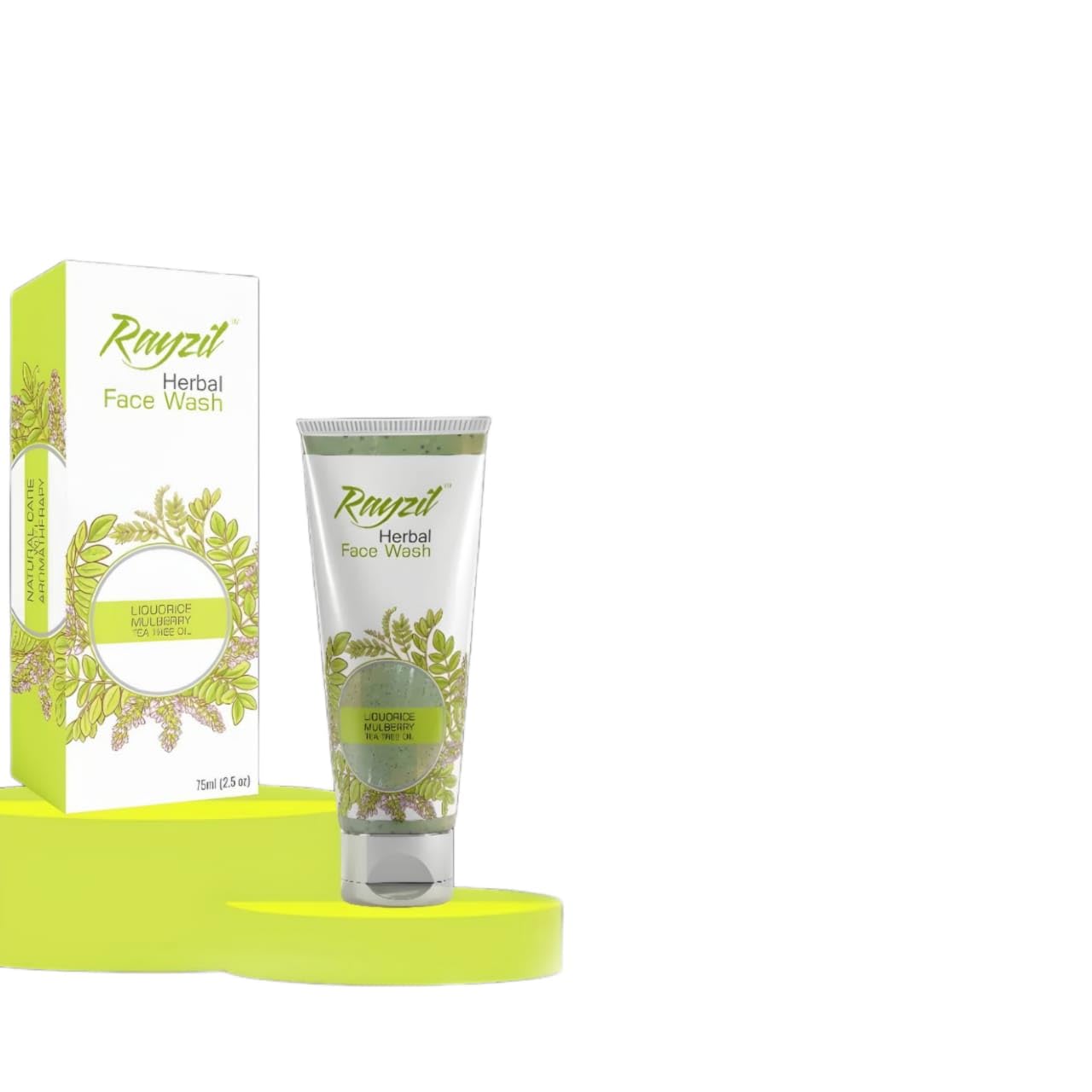 Herbal Face Wash by Runzi, 100ml Bottle, Pack of 2