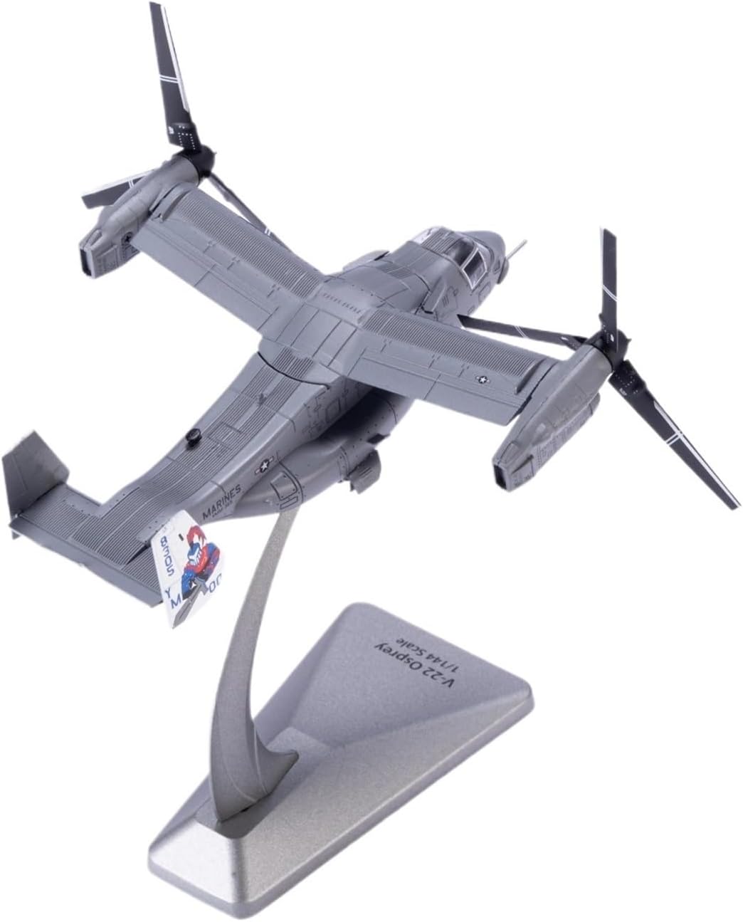 1: 144 for V22 Osprey Helicopter Model Tilt Rotor Aircraft Simulation Alloy Plane Military Model Scale Metal Airplane