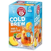 Teekanne Cold Brew Tea, Peach Passionfruit Flavor