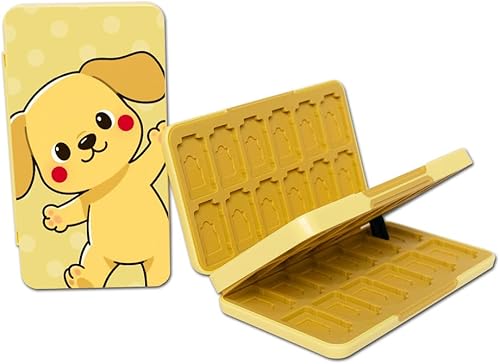 PERFECTSIGHT 48 Switch Game Card Case for Nintendo Switch OLED Switch Lite, Cute 48 Game Holder Cartridge Case for Game Cards and SD Cards, Kawaii