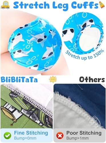 BliBliTaTa Boys Training Underwear Pants 4-Pack Toilet Potty Underpants Cotton Absorbent Padded Reusable Leak Resistant Feel Wet For Toddler Baby 4t 5t Dinosaur Car — view 6