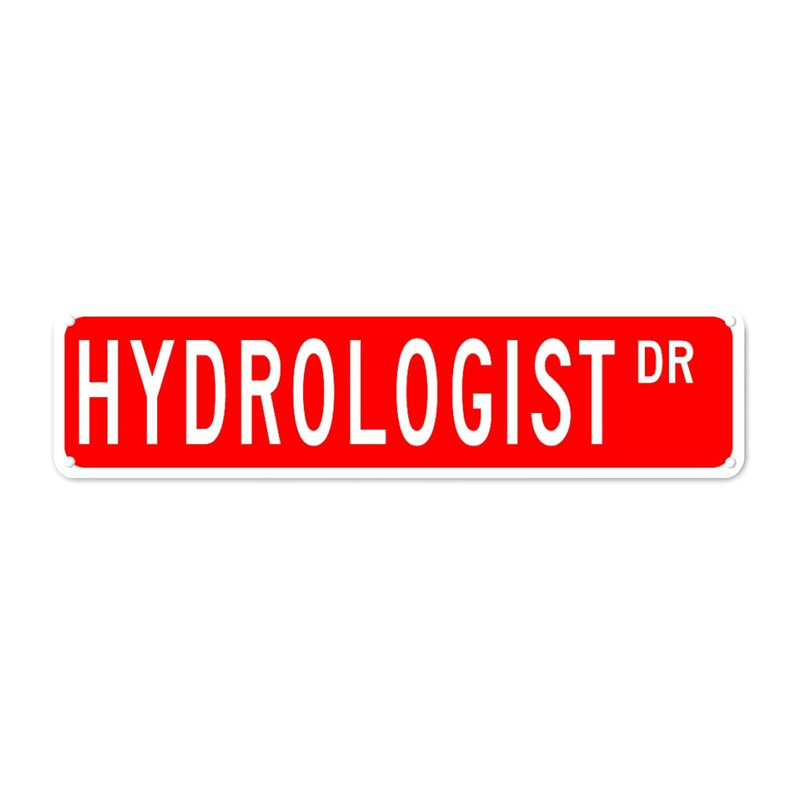 Hydrologist DR Retro Tin Signs Aluminum Metal Sign Gift for Home Kitchen Outdoor Garden Yard Wall Porch Decor 4x16 Inch