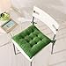 Coussins de Chaise Carré, Morbuy Moderne Coussin Chaise de Jardin/Cuisine Doux Confortable Épaisé,Tatami Coussin de Siège Moelleuses pour Bureau Plancher Salon Décoration (Vert,40x40cm)