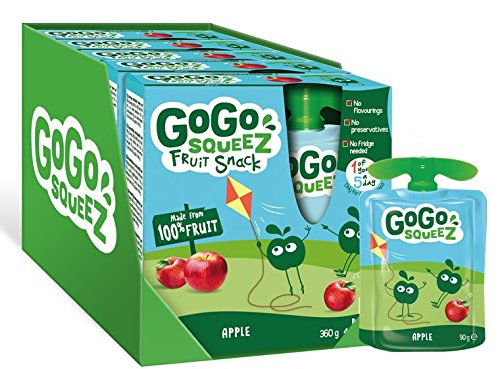 GoGo squeeZ Apple Puree Pouches Multipack 20 x 90g