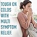 GoodSense Nighttime Cold & Flu Liquid Medicine, Cherry Flavor, 6-Hour Relief for Fever, Sore Throat, Sneezing, Runny Nose, Cough & Aches, 12 Fl Oz
