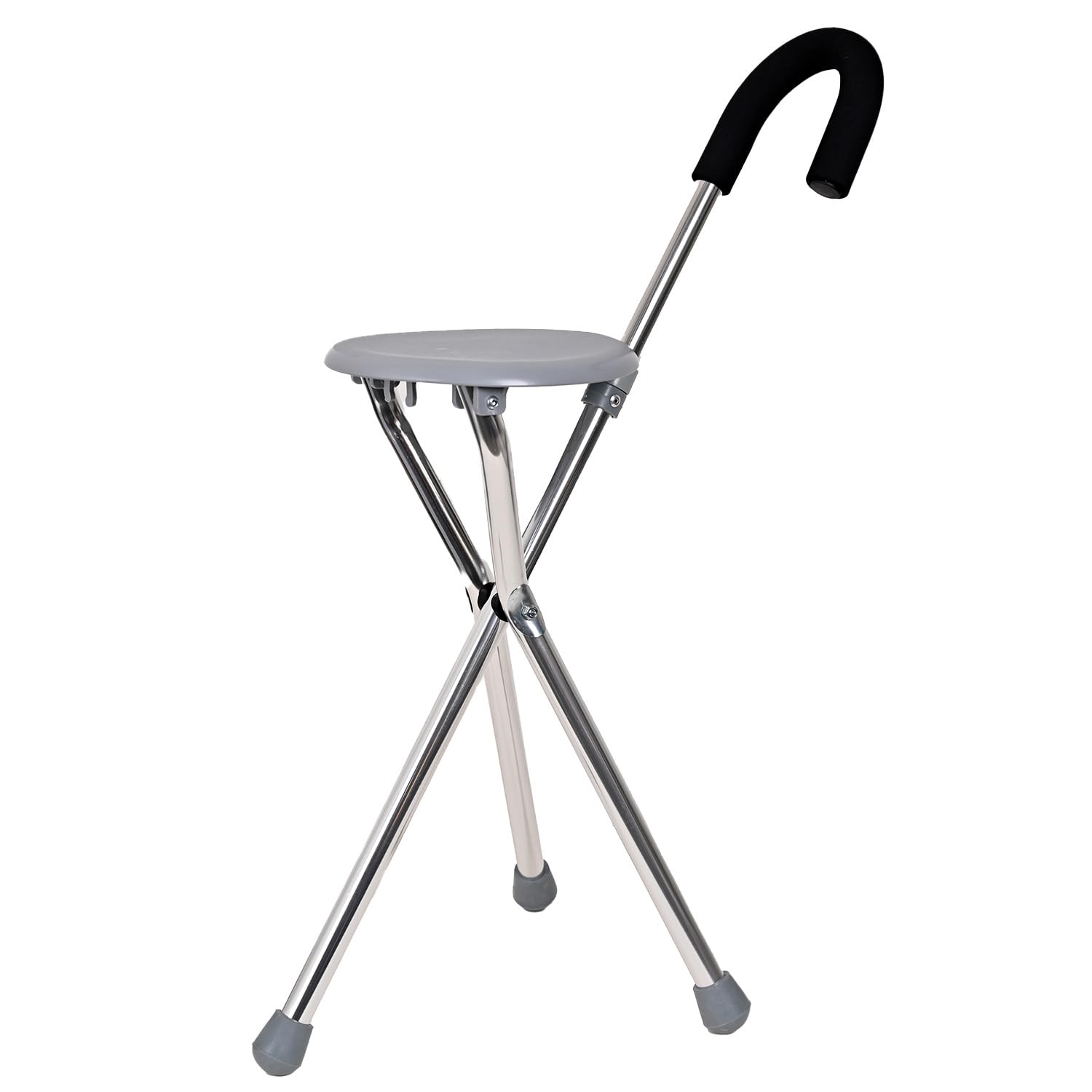 Welimark Premium Walking Stick with Tri-Pad Base, Anti-Shock Feature, U-Shaped Handle, and Built-in Seat (B0CG1WW9XG) Amazon Price History, Amazon Price Tracker
