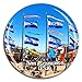 Weekino Pier 39 San Francisco America USA Fridge Magnet 3D Crystal Glass Tourist City Viaggio Souvenir Collection Regalo Forte Frigorifero Sticker