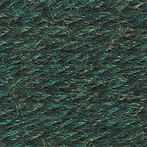 Image of Lion Brand Yarn Wool-Ease Yarn, Worsted-Weight Yarn for Knitting and Crocheting, 1 Pack, Forest Green Heather