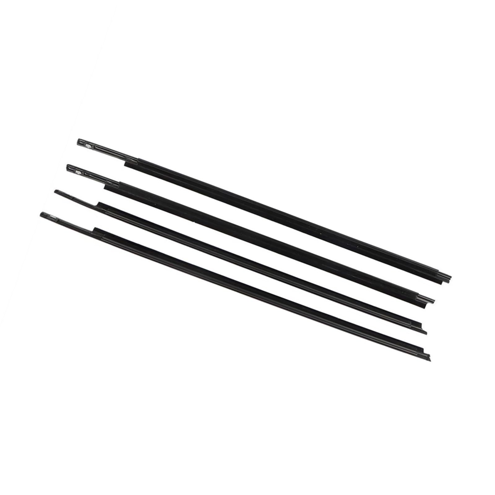 4PCS Car Outer Windows Rubber Weatherstrip Strip Sealing Belt for Toyota for Sequoia 2008-2020 Car Window Seals