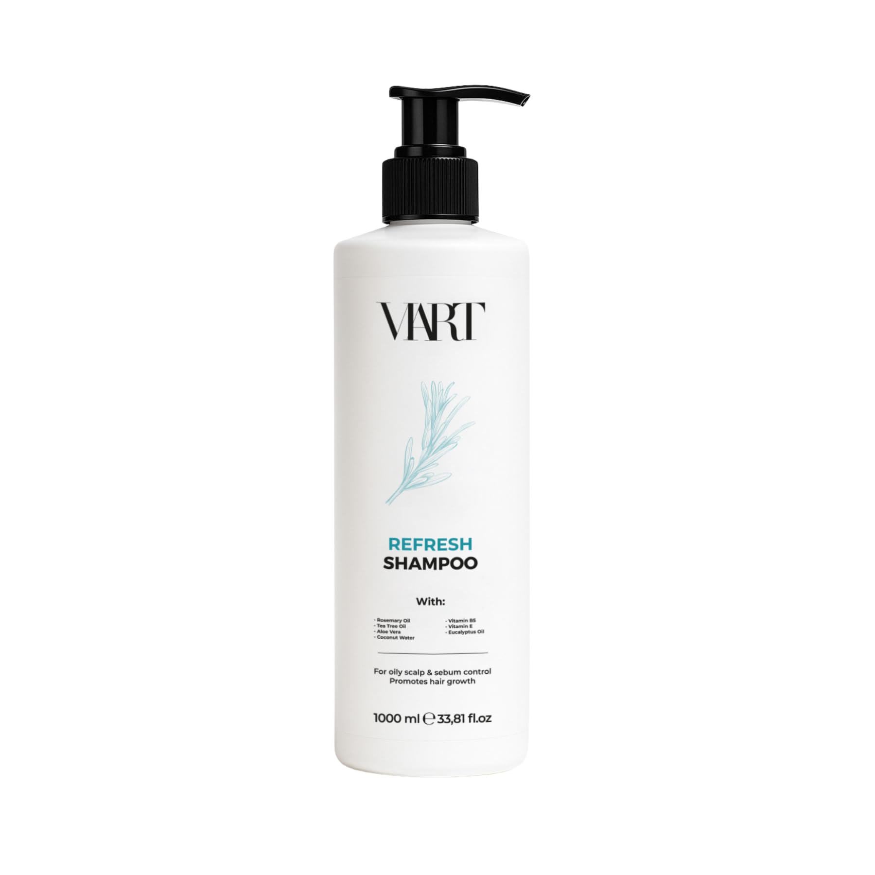 Viart Shampoo with Rosemary Oil for Healthy Scalp 1000 ml