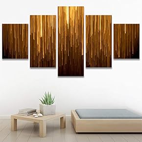 SIGNWIN 5 Panel Canvas Wall Art Modern Art...