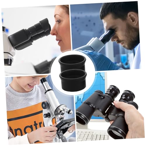 FUNNETOYU 2 Stück Gummi Okularschutz Augenmuschel Ferngläser Mikroskope Augenschutz Blend Schutzscheiben Komfortabel Langlebig Vielseitig Einsetzbar