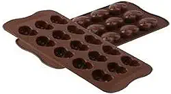 Tuut Forma de Silicone para Bombons 21cm Modelo Sortido – Antiaderente e Flexível