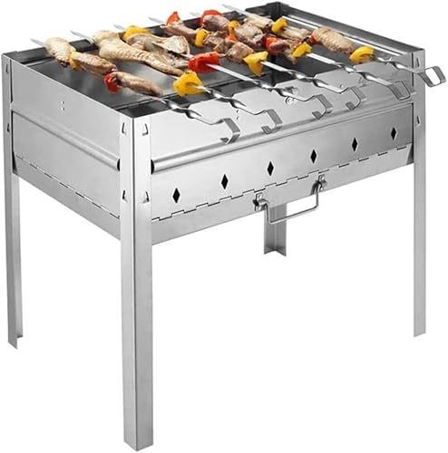Barbecue Charcoal Grill Charcoal Barbecues BBQ Grill Portable Foldable Large Barbecue Rack Carbon Charcoal Outdoor Barbecue Grill Portable Charcoal