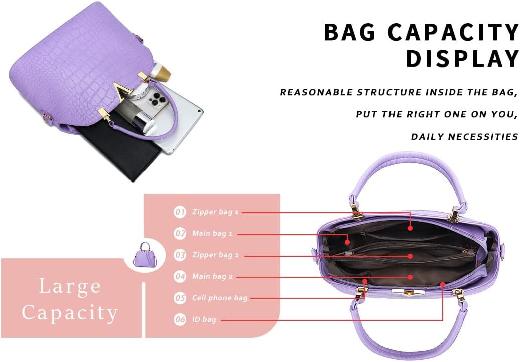 JHVYF Shoulder bags for Women Trendy Crossbody bags Casual Satchels Purse Ladies' Tote Bag - Image 3