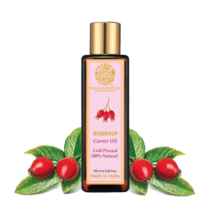 RYLLZ ESSENTIALS Rosehip Carrier Oil | Rosehip Seed Oil...