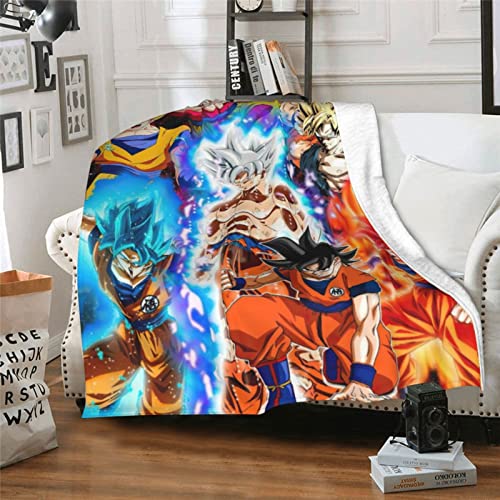 Primitive Dragon Ball Blankets Fleece Throw Plush Anime Blanket Fuzzy Cozy Soft Blankets For Couch Cover Home Decor 50X40In #TOP5