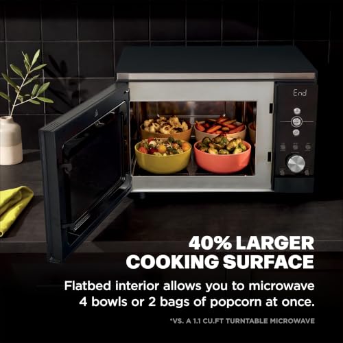 Image of Ninja Crispi Microwave & Air Fryer with FusionCrisp, Black, MW101BK1