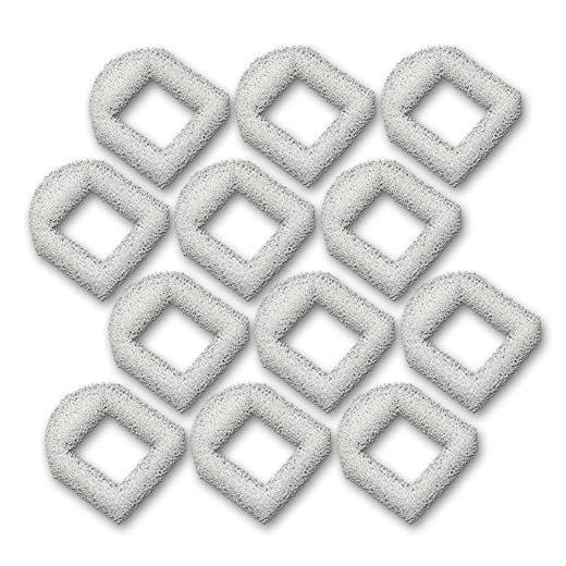 12 Foam Pre-Filters for Drinkwell Stainless Steel 360, Lotus, Avalon, Pagoda Water Bowl (White)