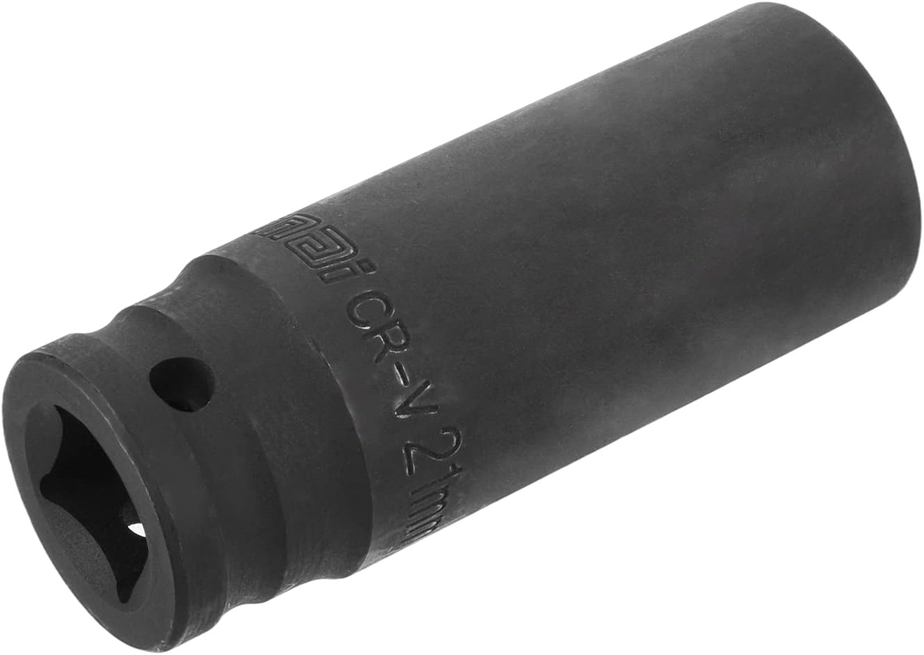 Auniwaig 1/2-Inch Drive 6-Point by 21mm Deep Impact Socket,Metric，Chrome-Vanadium 78mm Length 1Pcs