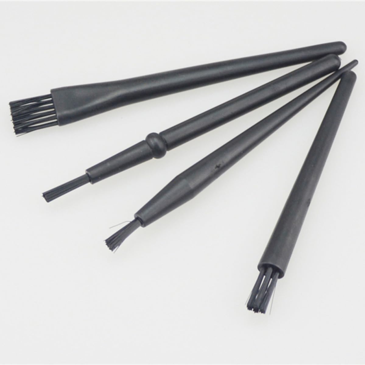 Didiseaon Anti-Static Cleaning Brush Set for Electronics Plastic Handle, Sturdy Repair Cleaning Tool Kit for Electronics Repair Workshops and Sensitive Component Maintenance